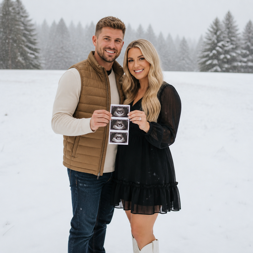 Cozy Winter Ultrasound Announcement