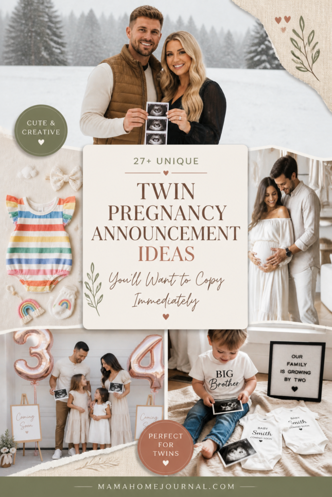 Creative Twin Pregnancy Announcement Ideas for the Sweetest Reveal