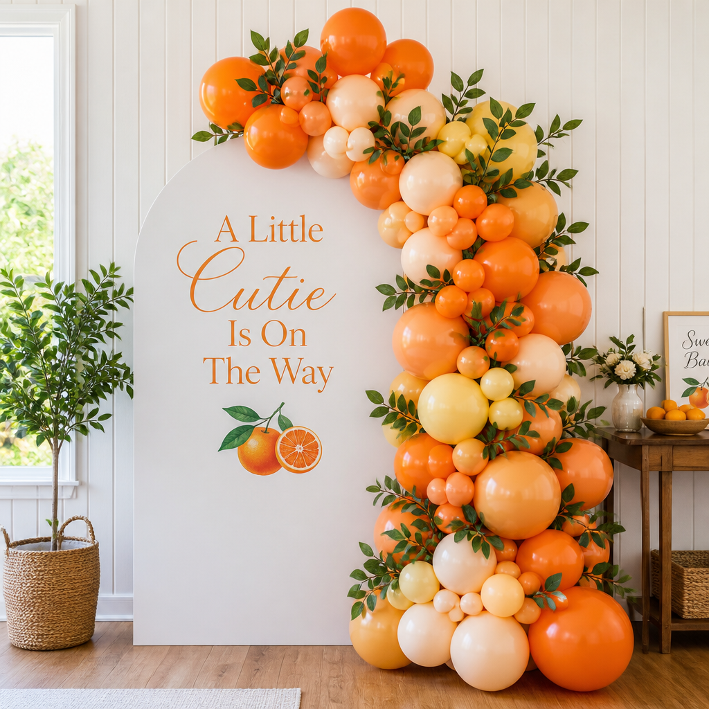 Cutie-Inspired Balloon Arch