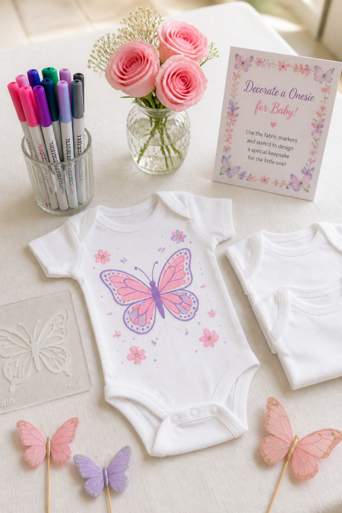 Decorate a Butterfly Onesie