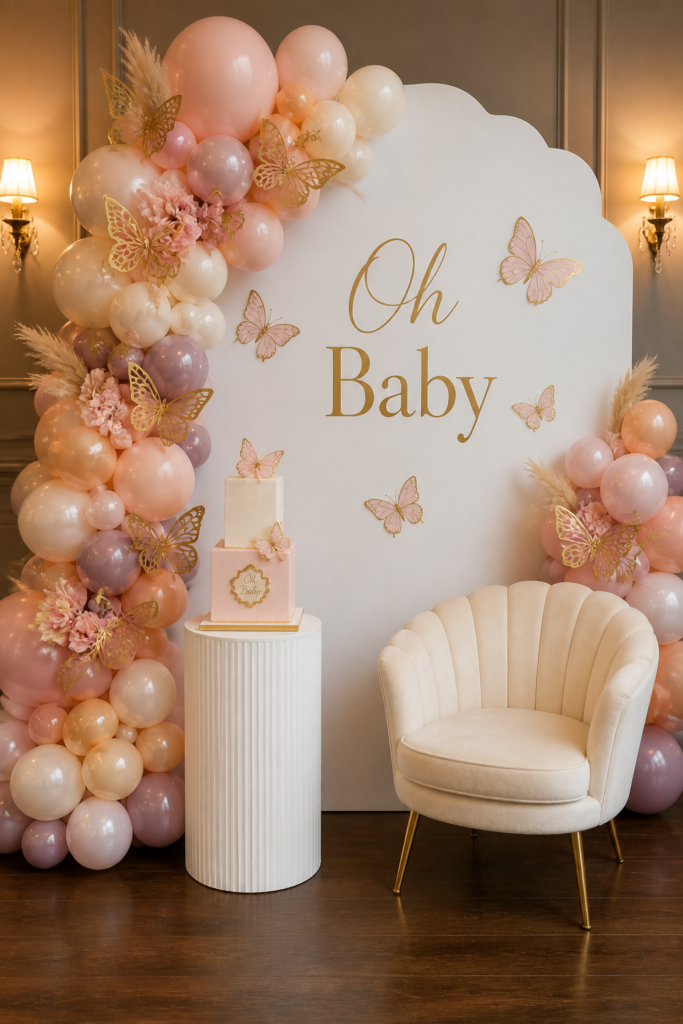 Elegant Pastel and Gold Tablescape
