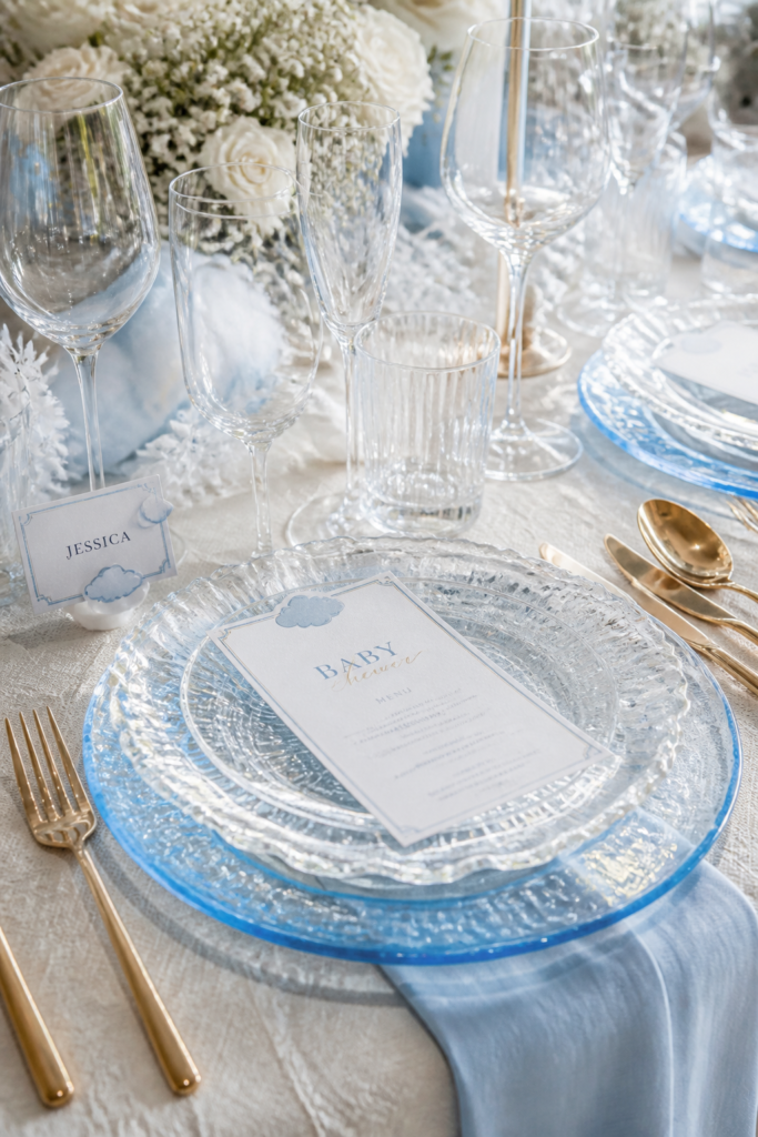 Elevated Glassware Details