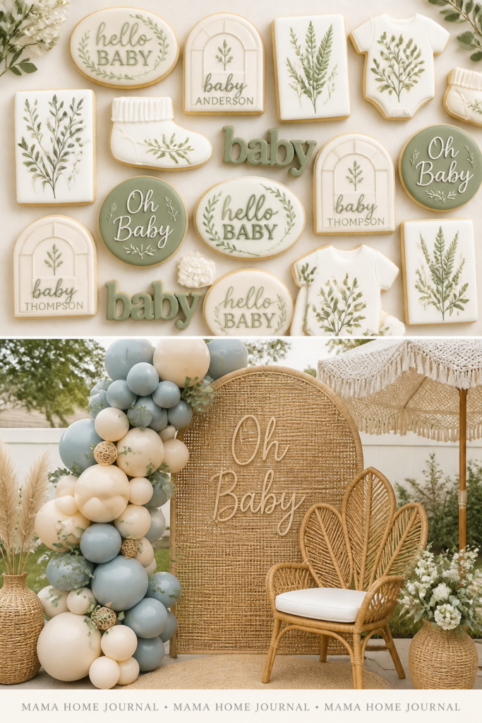 Eucalyptus Greenery Baby Shower Theme