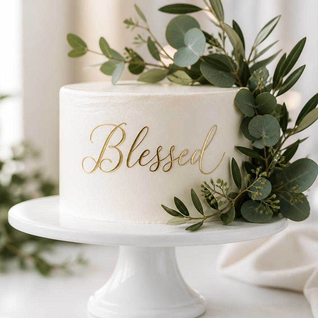 Faith-Based Baby Shower Cake Sayings