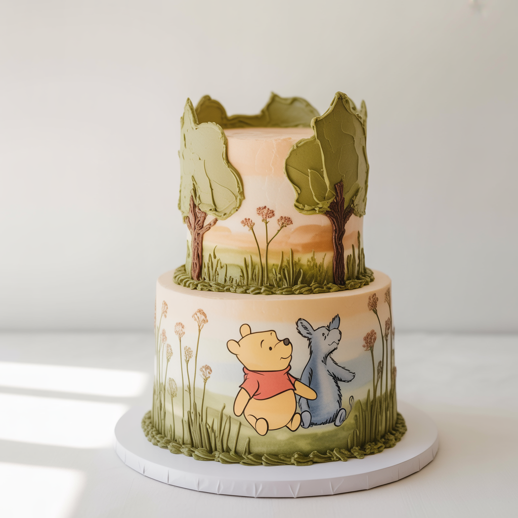 Forest-Inspired Cake Design