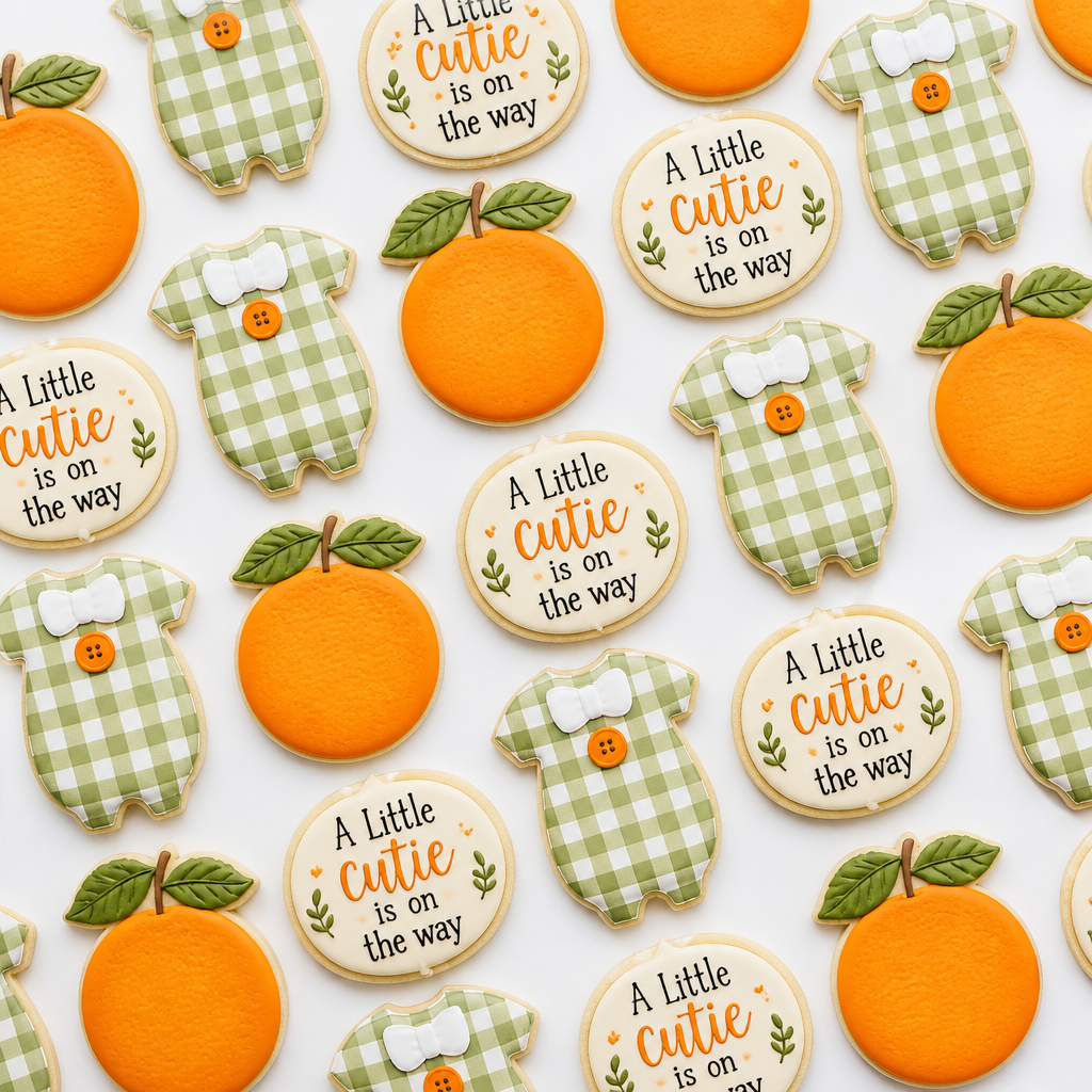 Gingham Romper Cookies