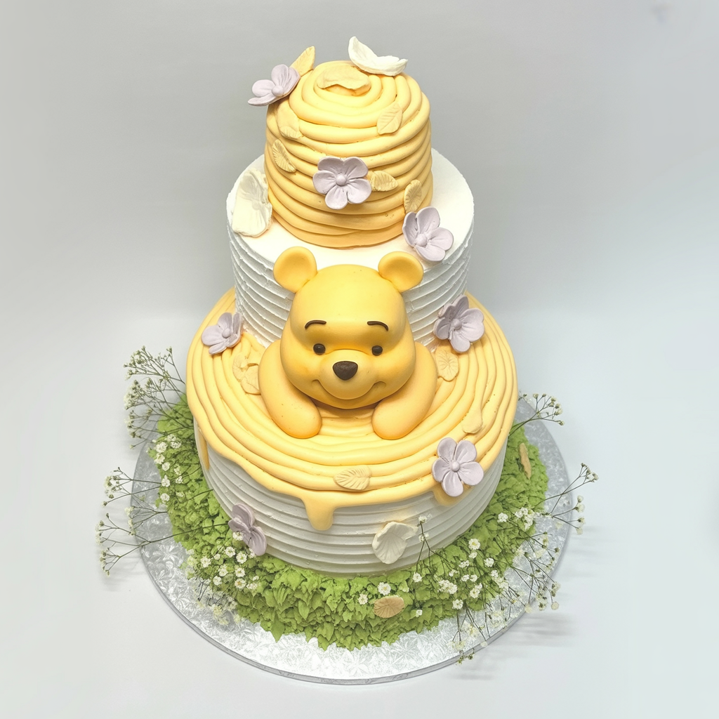 Golden Beehive Cake