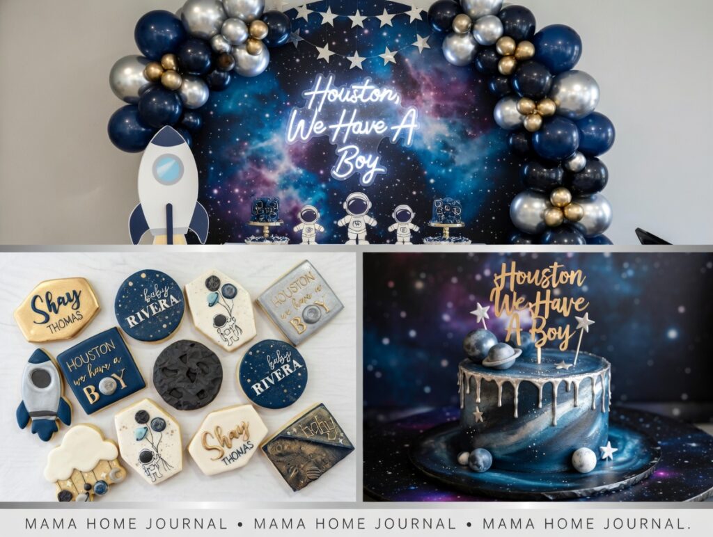Houston, We Have A Boy (Space Theme)