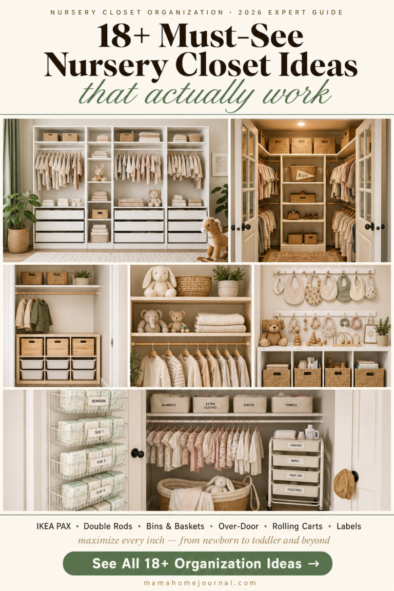 How to Organize a Nursery Closet Like a Pro (Simple Systems That Work!)