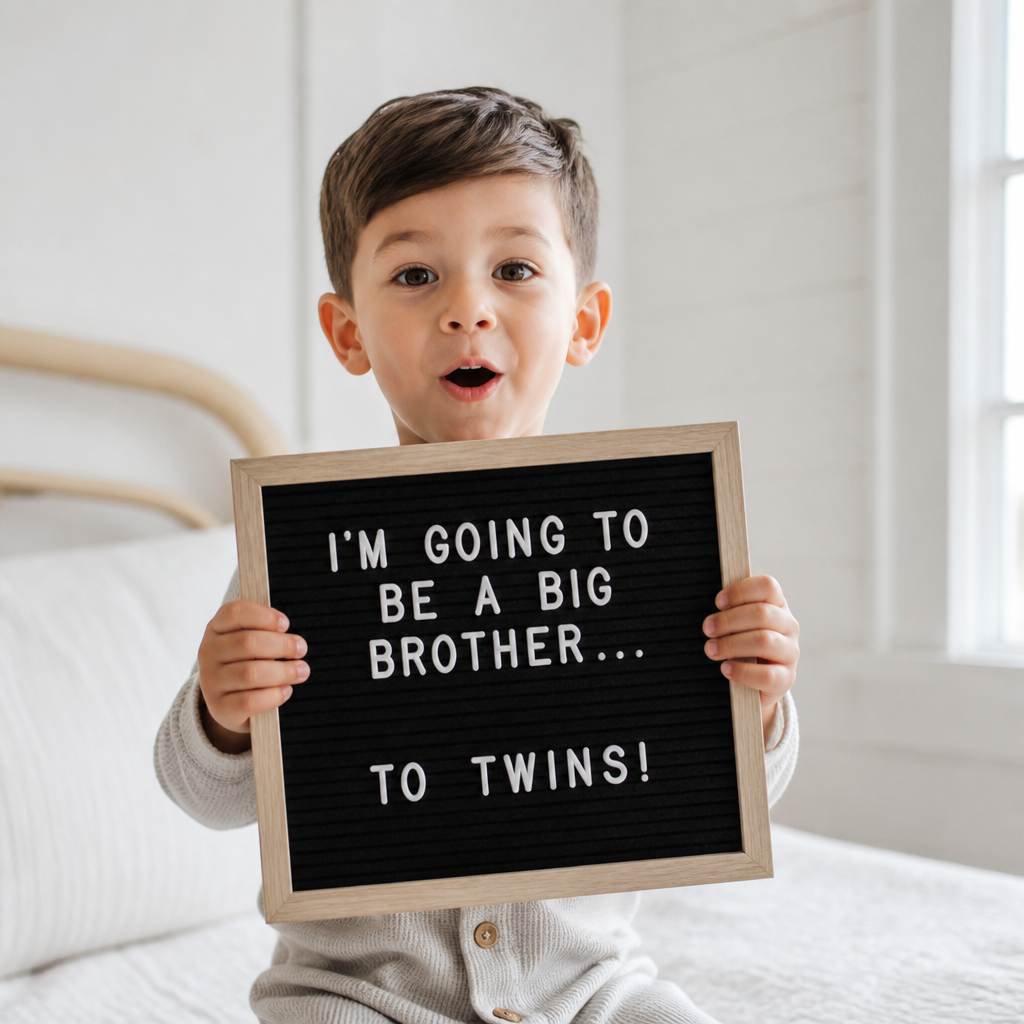 Letter Board Big Sibling Announcement