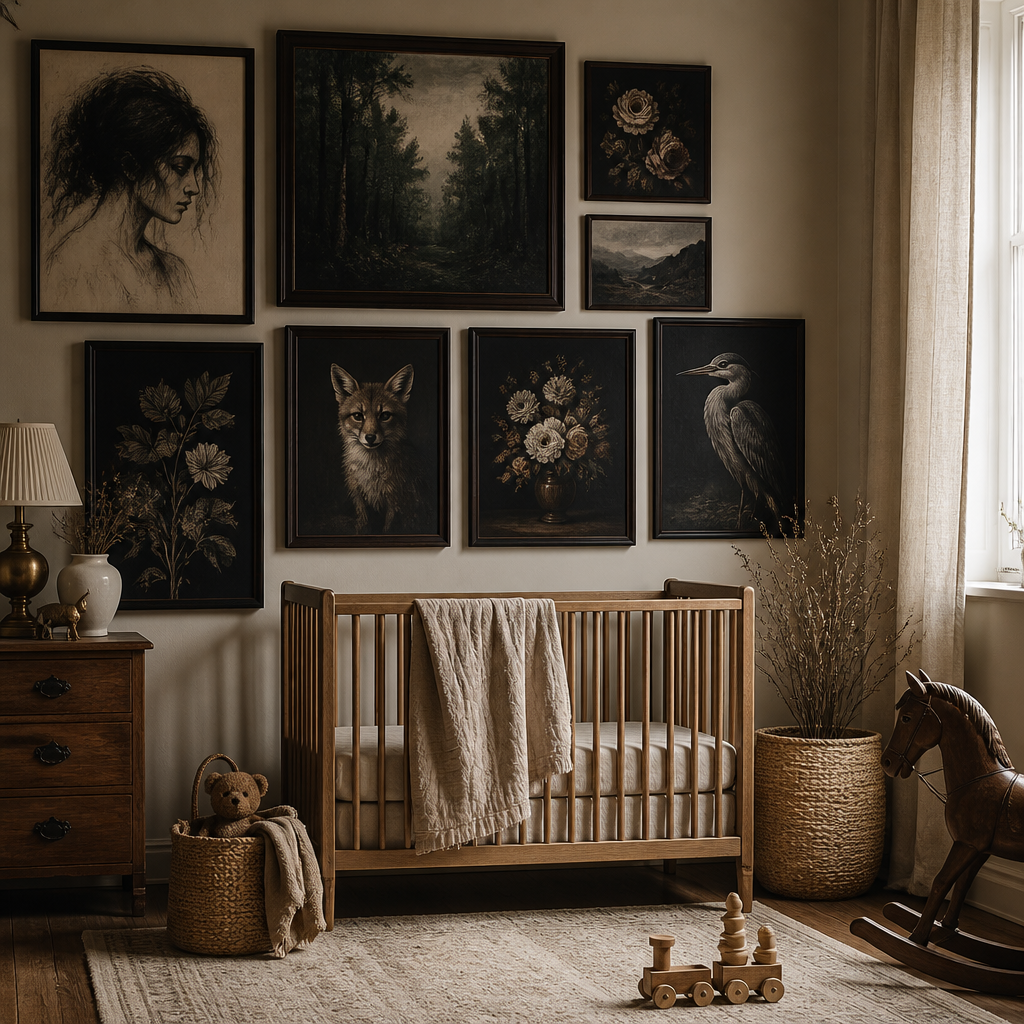 Moody Gallery Wall