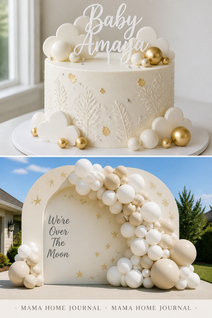 on cloud nine baby shower theme