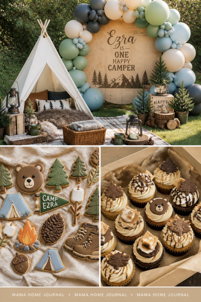 One Happy Camper (Camping Theme)