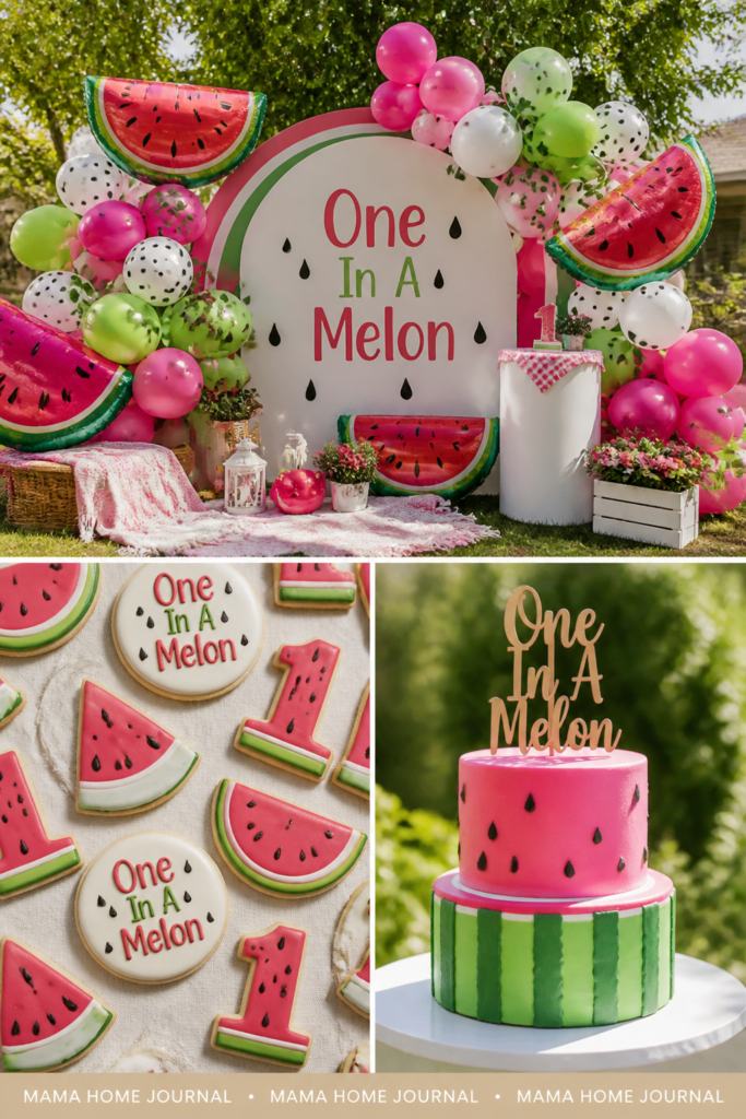 One In A Melon (Watermelon Theme)