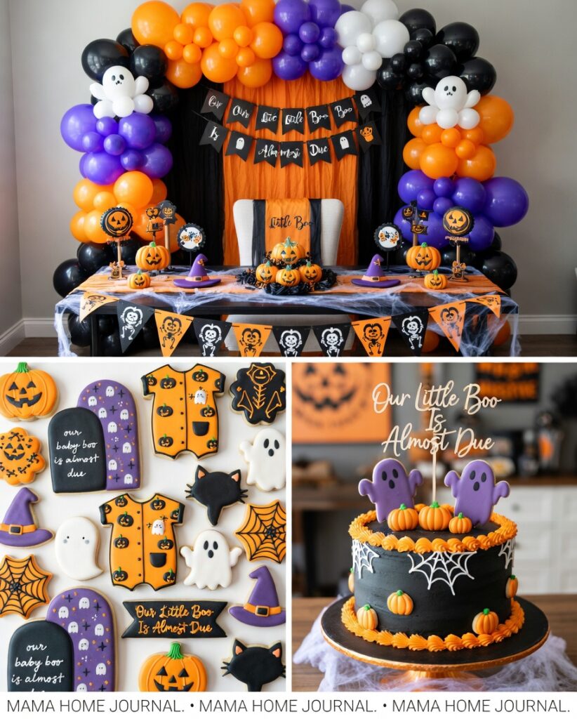 Our Little Boo Is Almost Due (Halloween Theme)