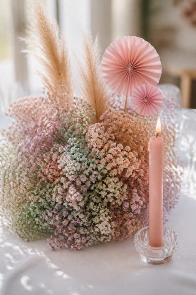 Pastel Dyed Baby's Breath