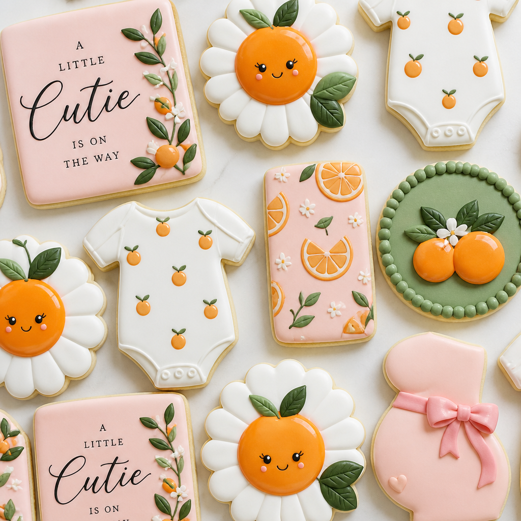Pink and Orange Cookie Palette