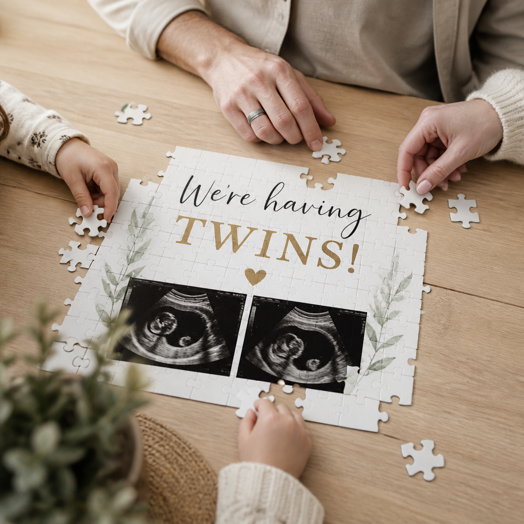 Puzzle Piece Twin Announcement