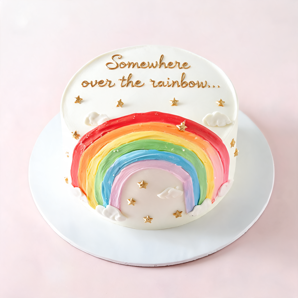 Rainbow Leading to Gender Color