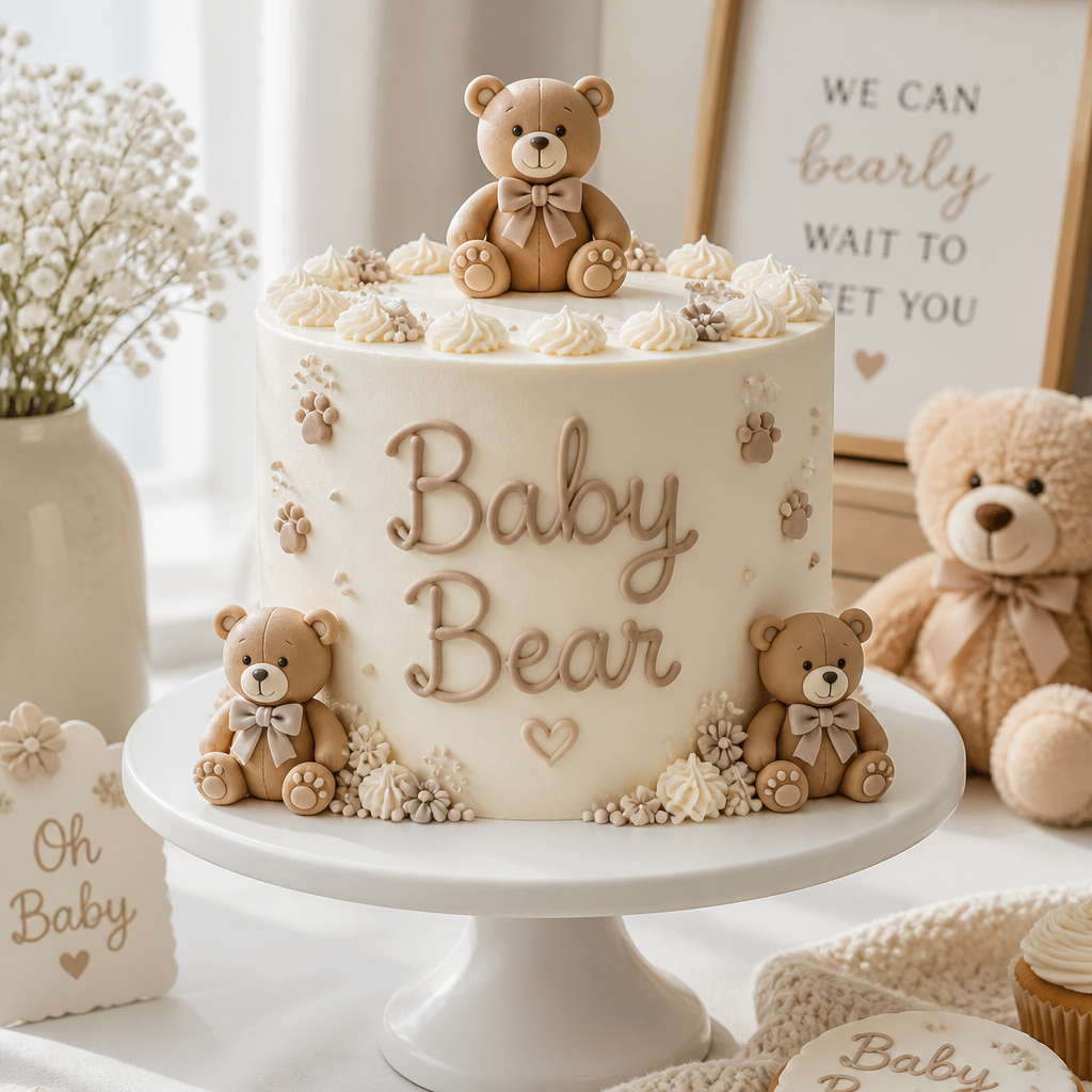 Teddy Bear Themed Baby Shower Cake Sayings