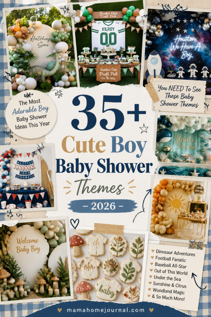 The Cutest Woodland & Adventure Boy Baby Shower Themes for 2026 🌲