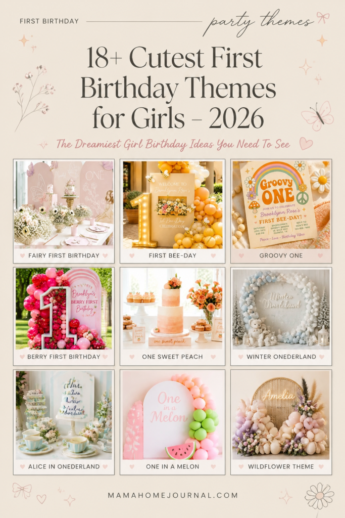 first birthday themes for girls