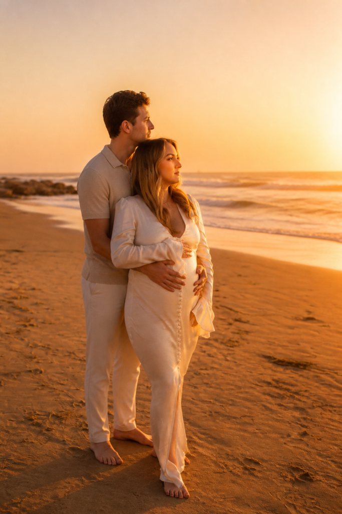 The Romantic Sunset Bump Grab