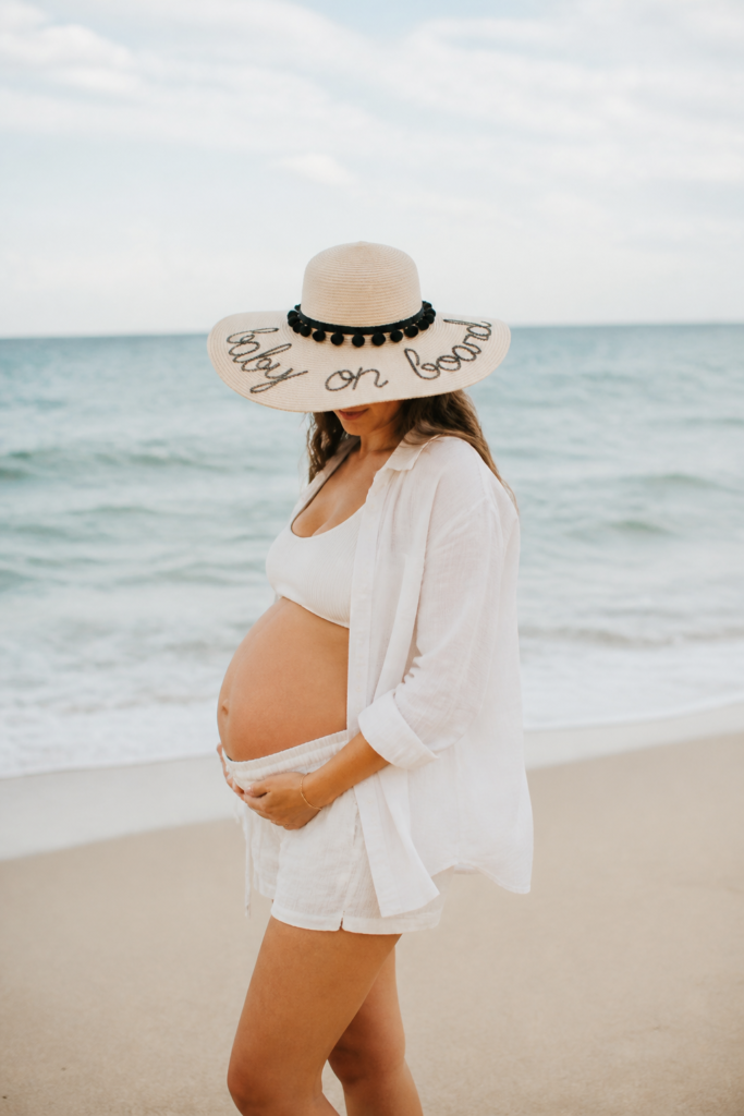 The Sun Hat Beach Pregnancy Announcement