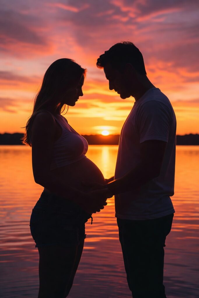 The Sunset Silhouette Beach Announcement