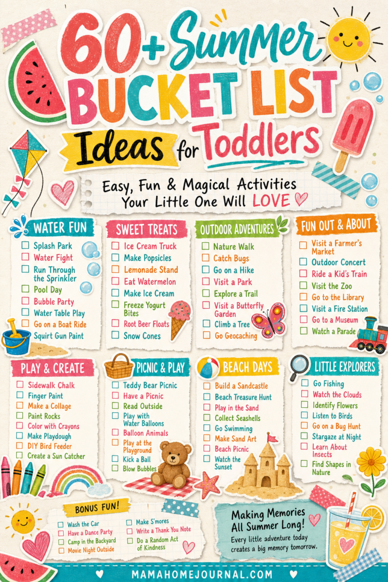 The Ultimate Summer Bucket List for Toddlers: 60+ Amazing Activities