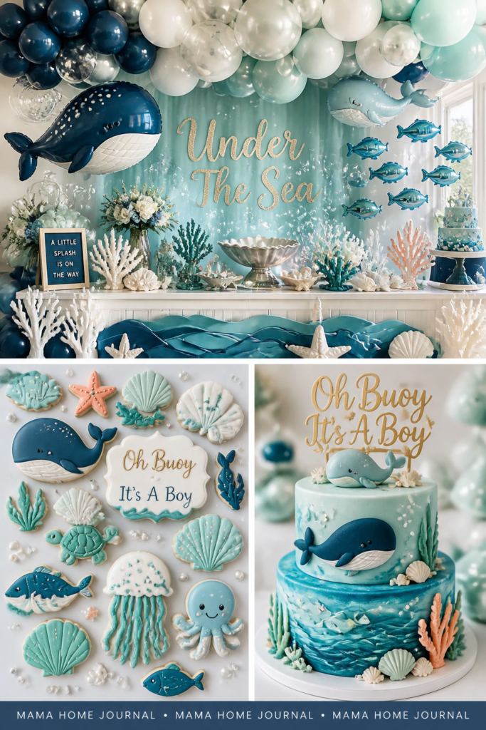 Under The Sea Boy Baby Shower Theme