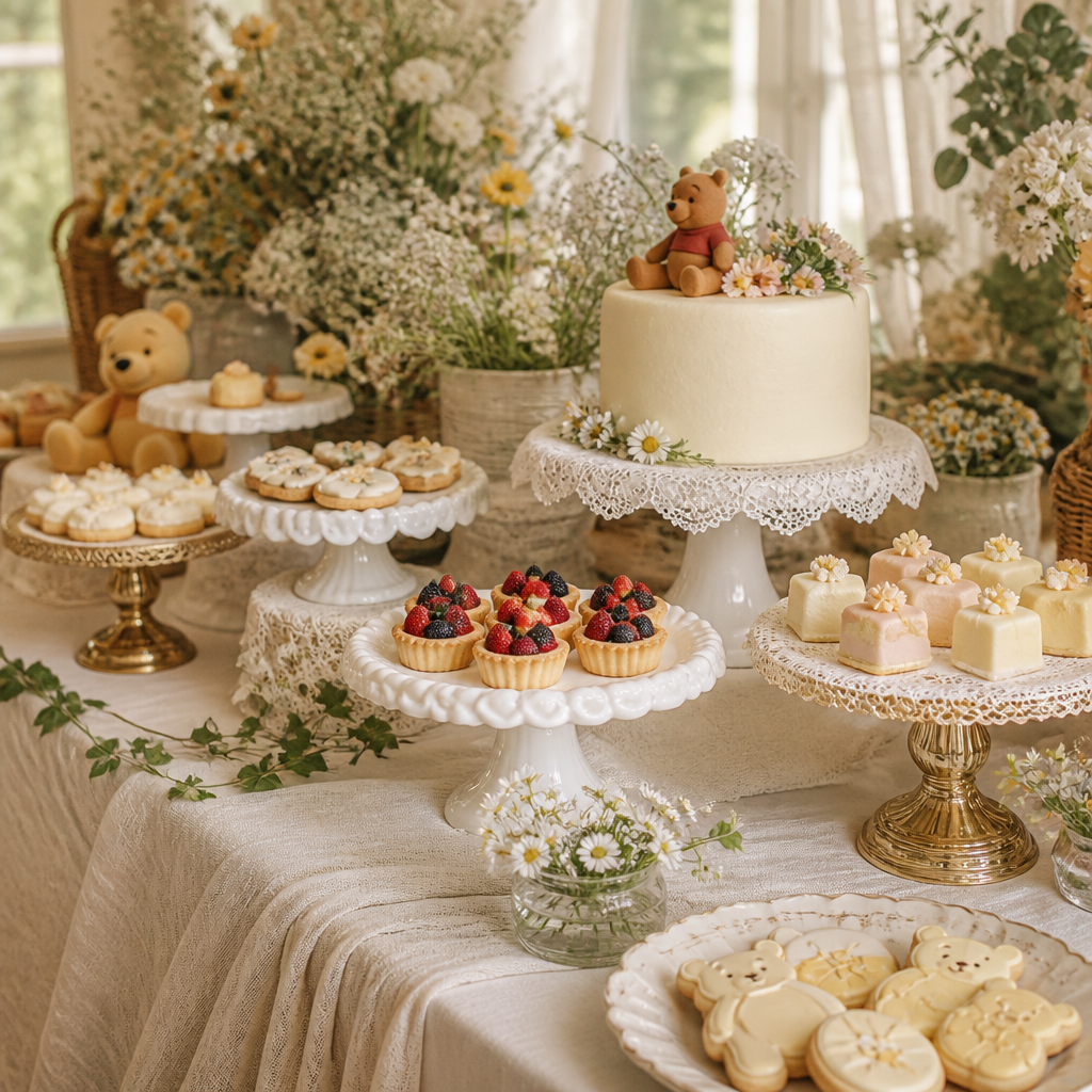 Vintage-Inspired Dessert Buffet
