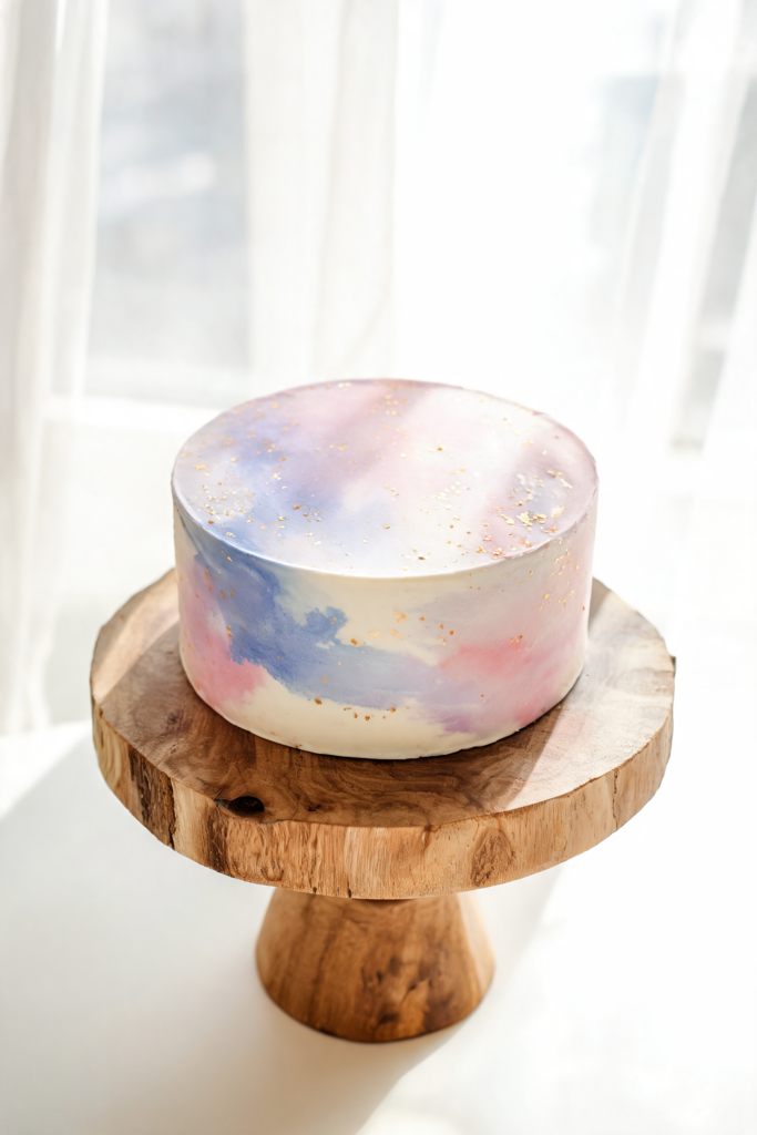 Watercolor Wash Cake