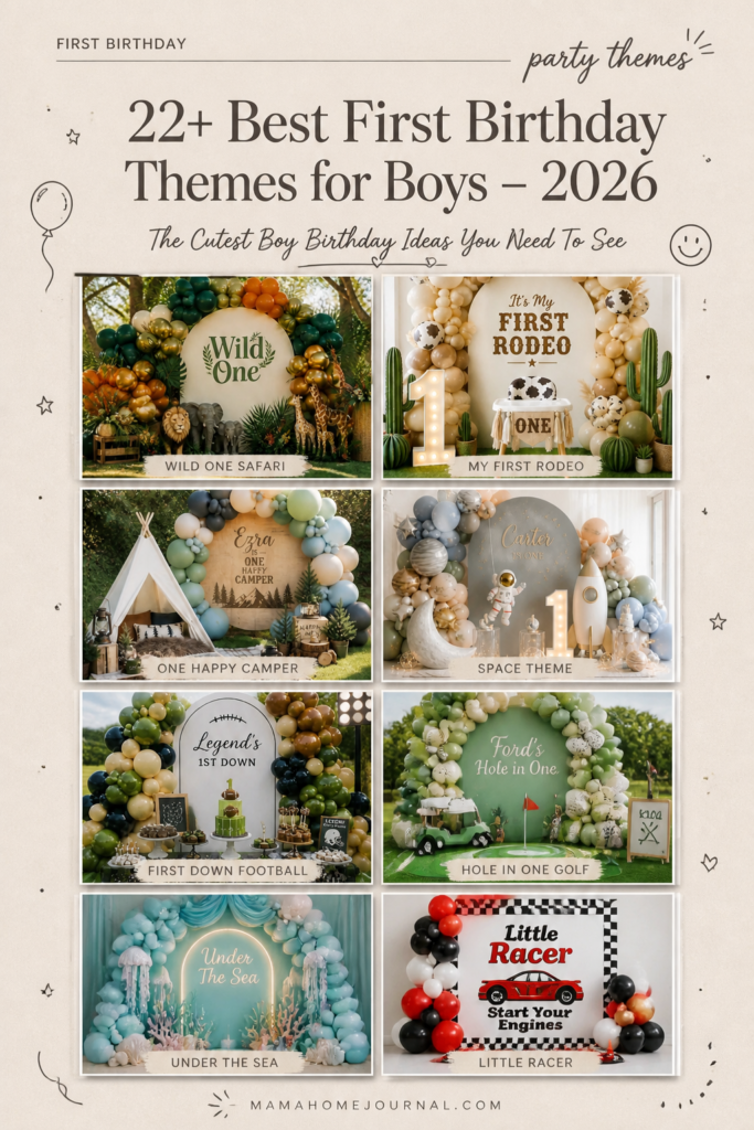 Boy 1st Birthday Themes for 2026