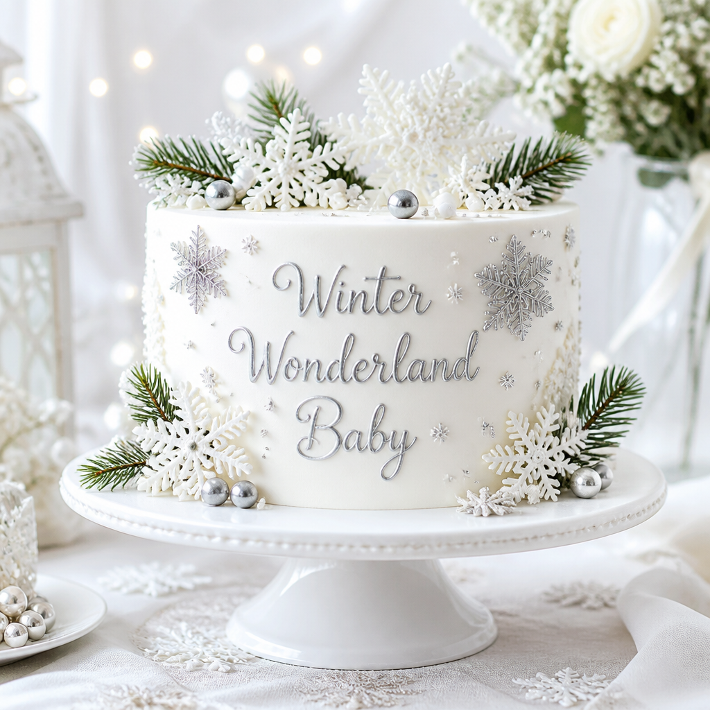 Winter Baby Shower Cake Sayings