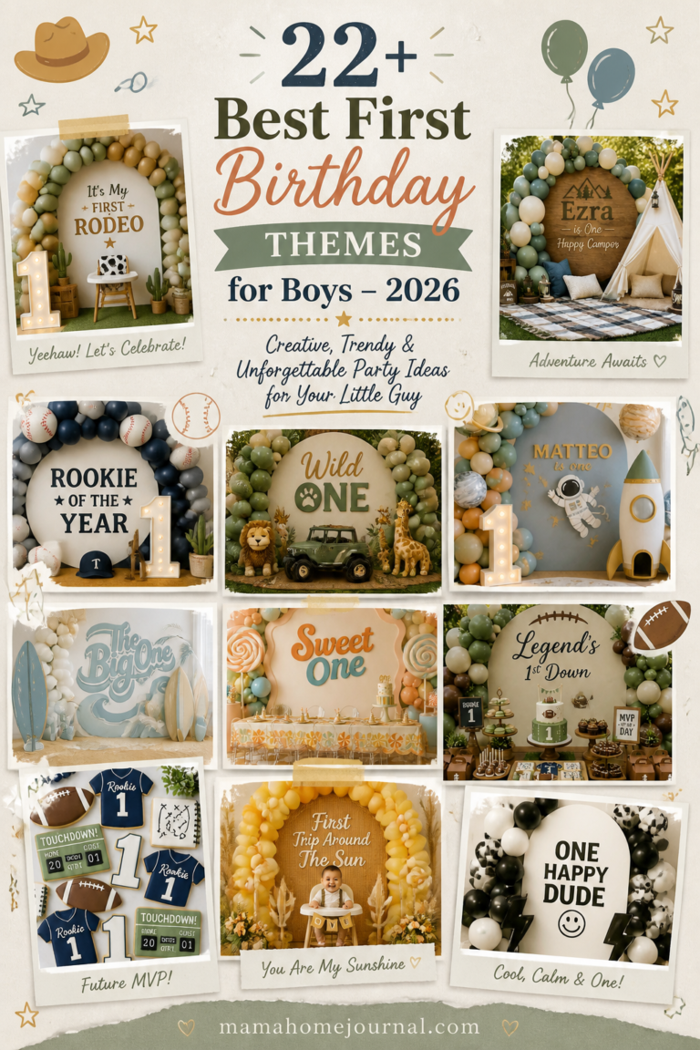 first birthday theme for boys