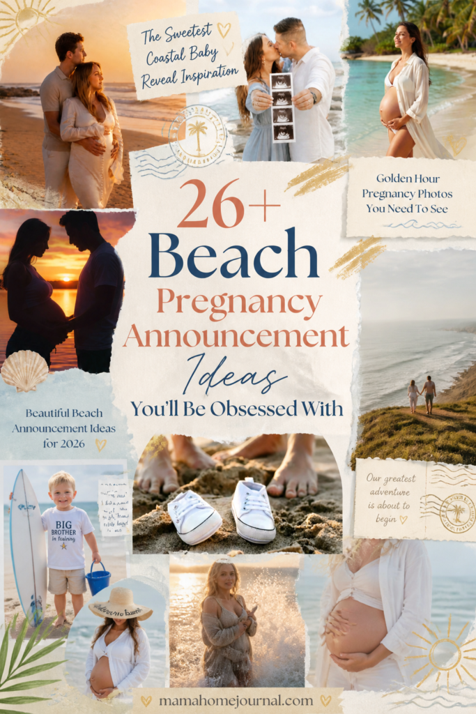 Gorgeous Beach Baby Announcement Ideas You’ll Love