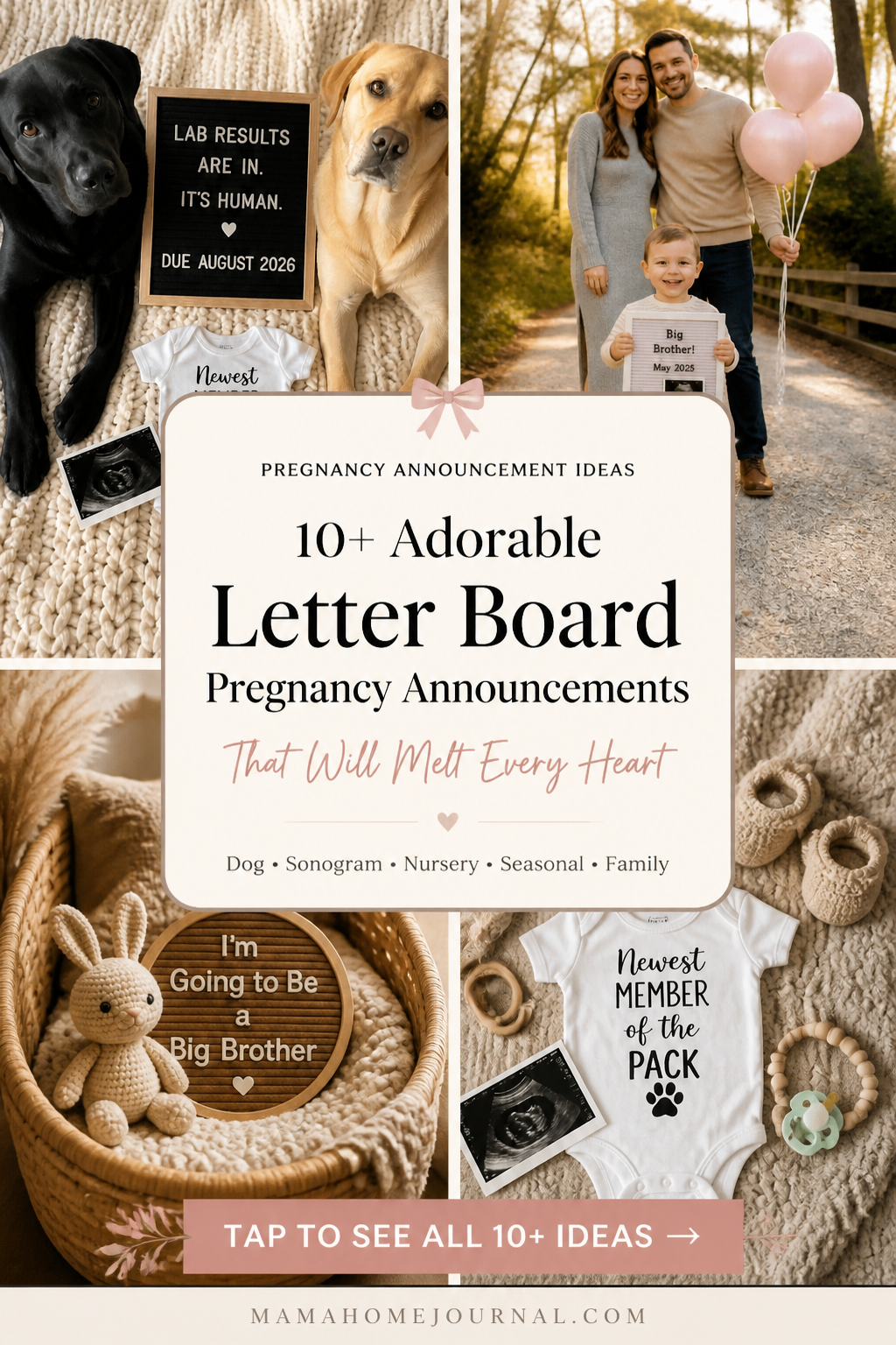 Adorable Letter Board Pregnancy Announcement Ideas for the Cutest Baby Reveal