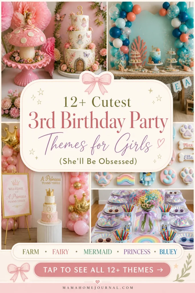 3rd Birthday Party Themes for Girls