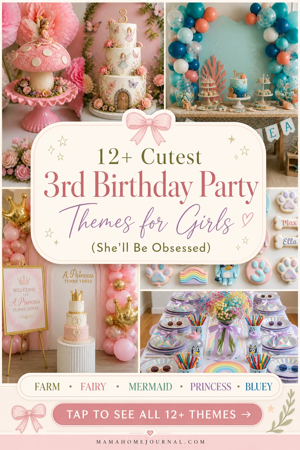 3rd Birthday Party Themes for Girls