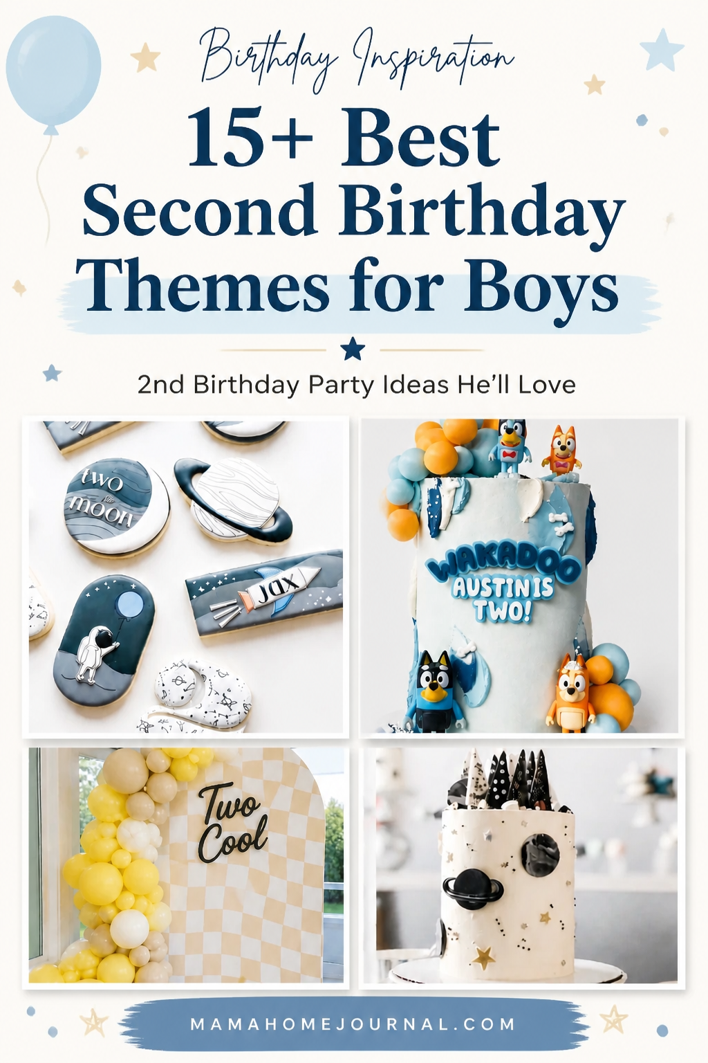 Second Birthday Themes for Boys