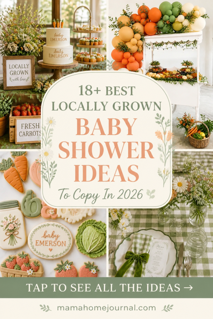 Locally Grown Baby Shower Ideas