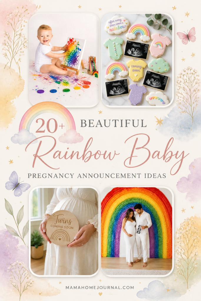 20+ Rainbow Baby Pregnancy Announcement Ideas