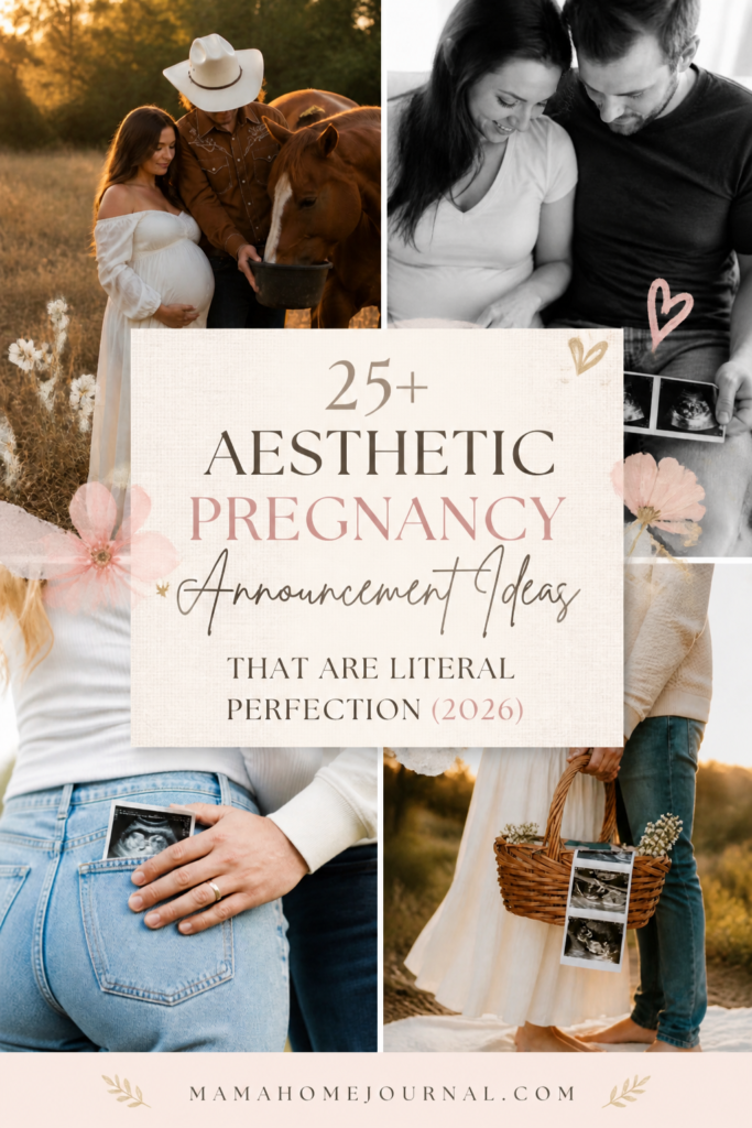 Aesthetic Pregnancy Announcement Ideas for the Dreamiest Baby Reveal