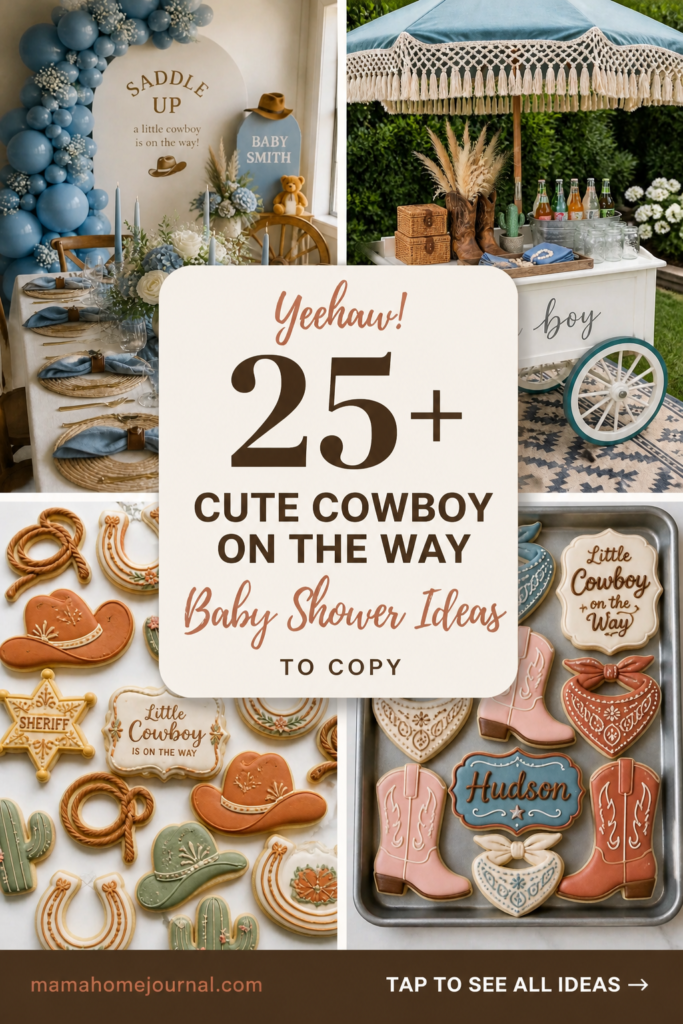 25+ Cute Cowboy Baby Shower Ideas