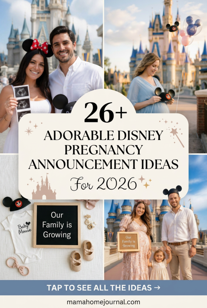 Disney Pregnancy Announcement Ideas