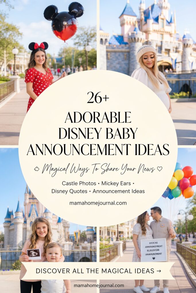 Magical Disney Pregnancy Announcement Ideas