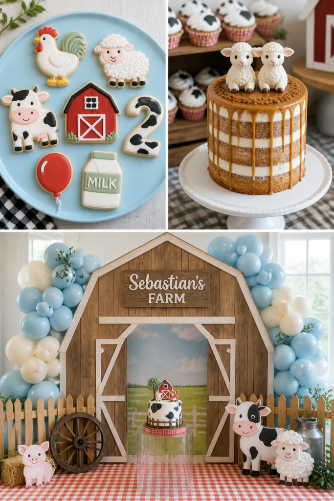 Baa Oink Moo — Farm Animal Themed 2nd Birthday Party