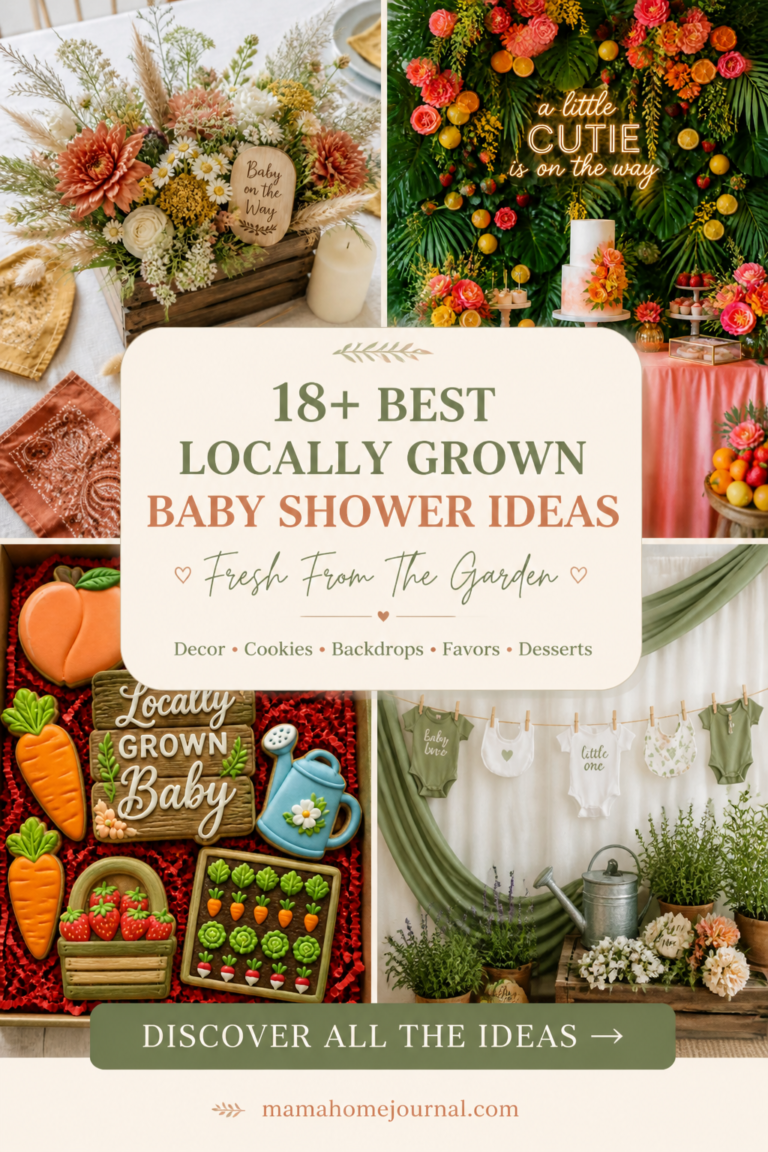 Beautiful Locally Grown Baby Shower Theme Ideas