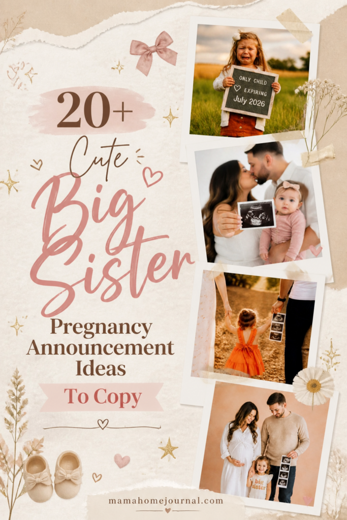 Big Sister Pregnancy Announcement Ideas